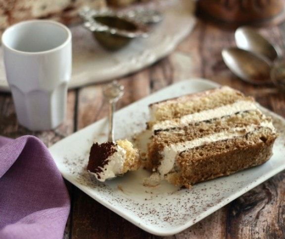 Tiramisu szelet őzgerincben