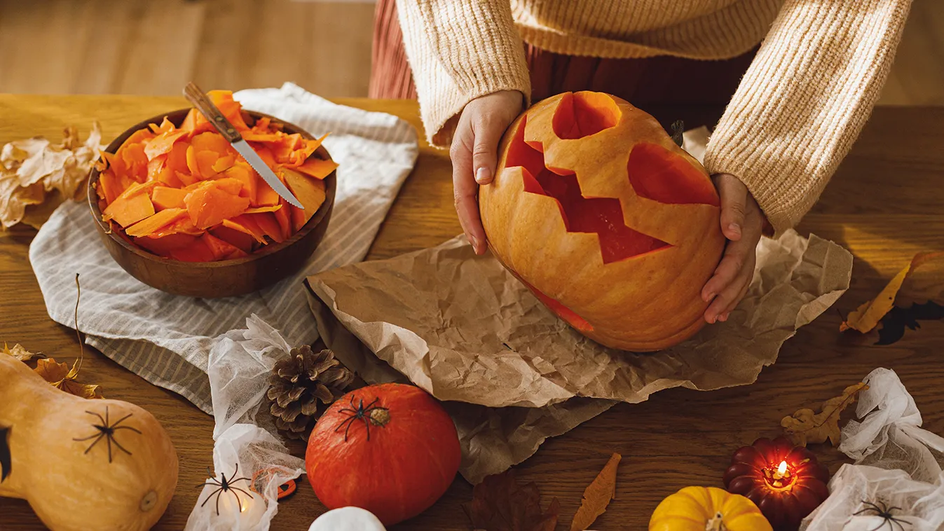 Halloween tökfaragás