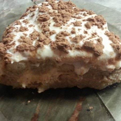 Tejszínes tiramisu