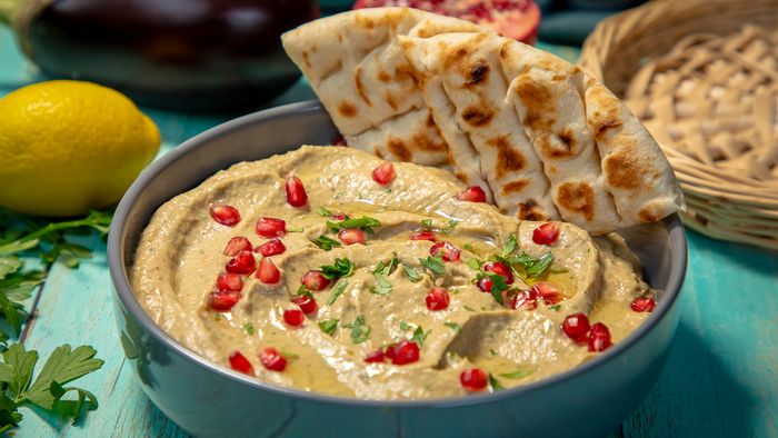 Baba ganoush, arab sült padlizsánkrém