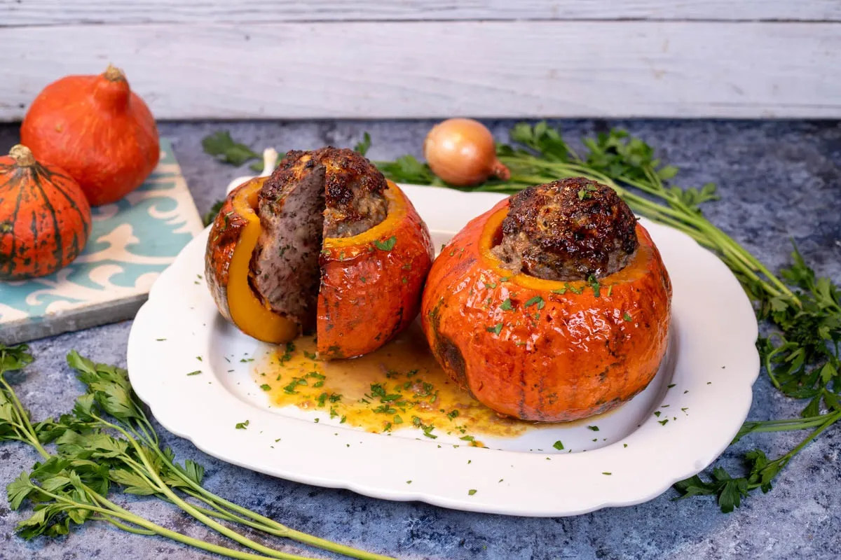 Töltött sütőtök recept