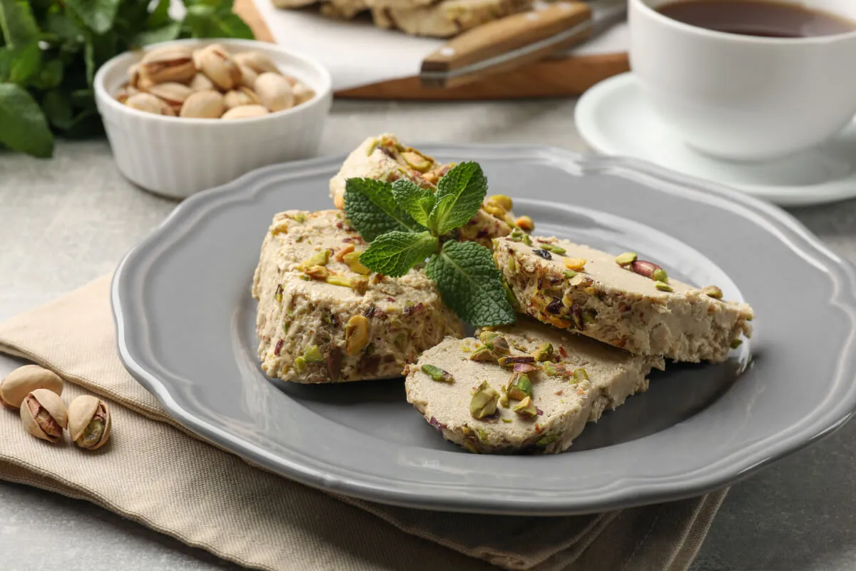Pisztáciás halva recept