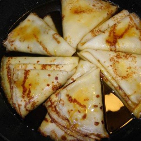 Francia palacsinta (Crepes Suzette)