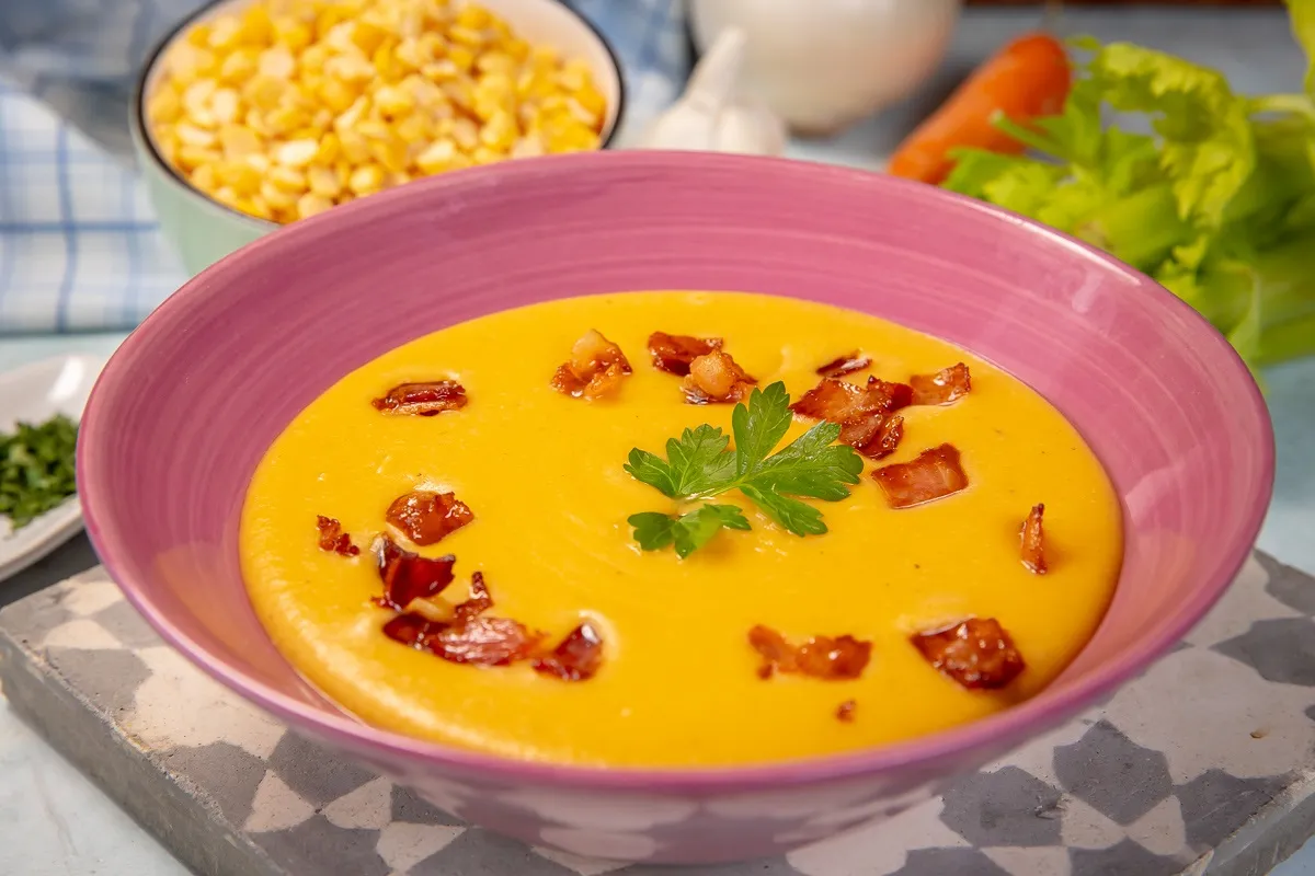 Sárgaborsó-krémleves recept