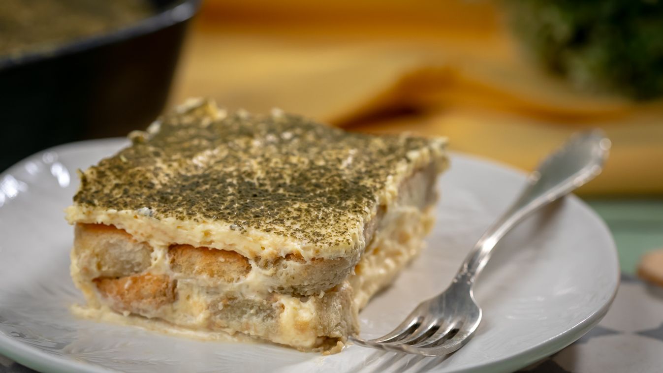 Matcha teás tiramisu