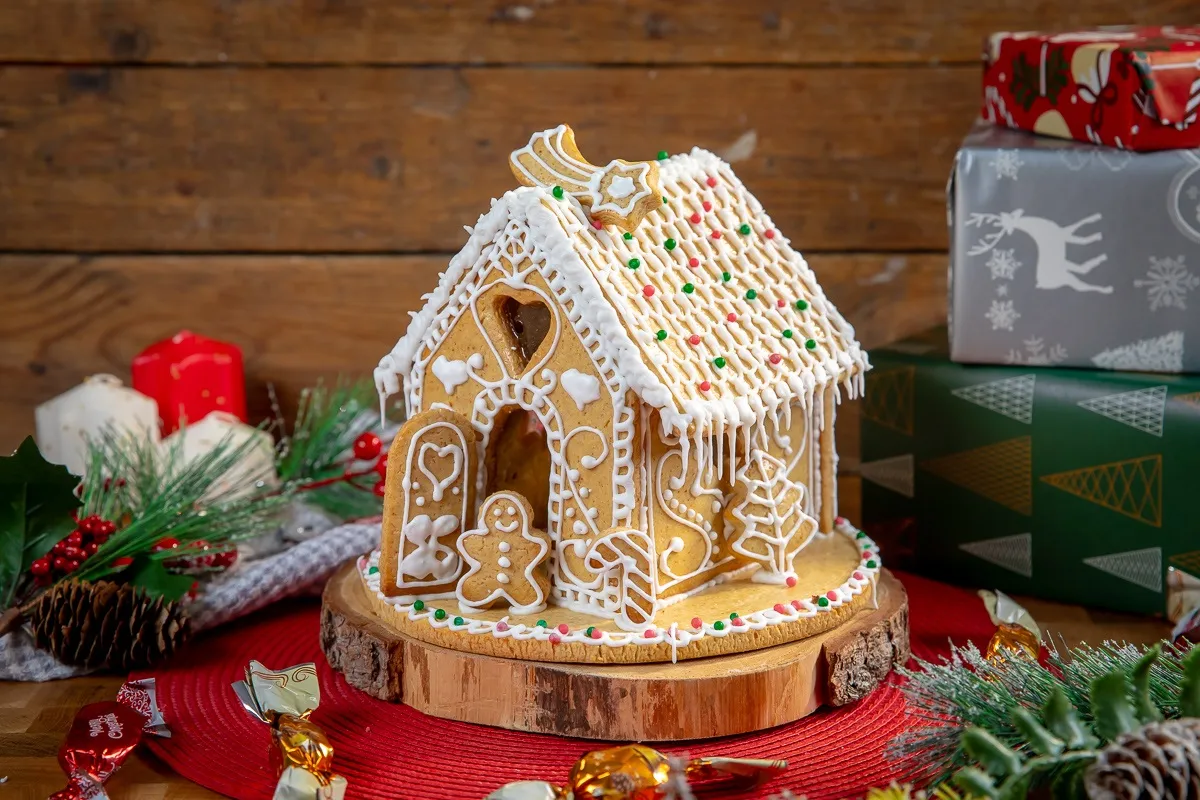 Mézeskalács-házikó recept