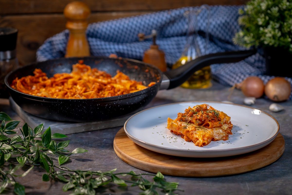 Egyedényes lasagne