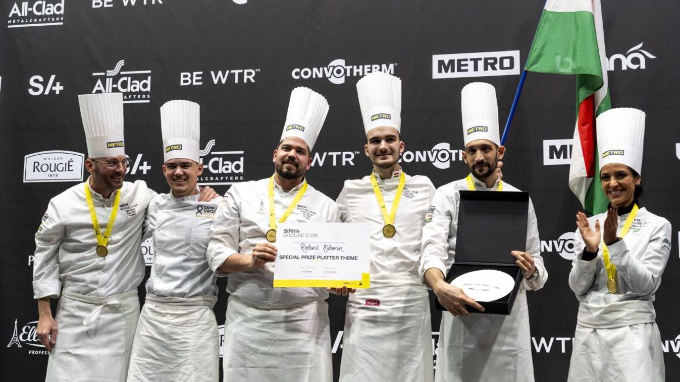 Különdíjat nyert a magyar csapat a Bocuse d’Oron