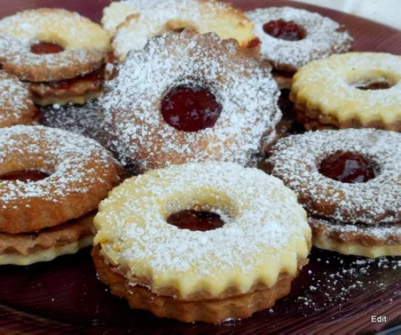 Eperlekváros linzer