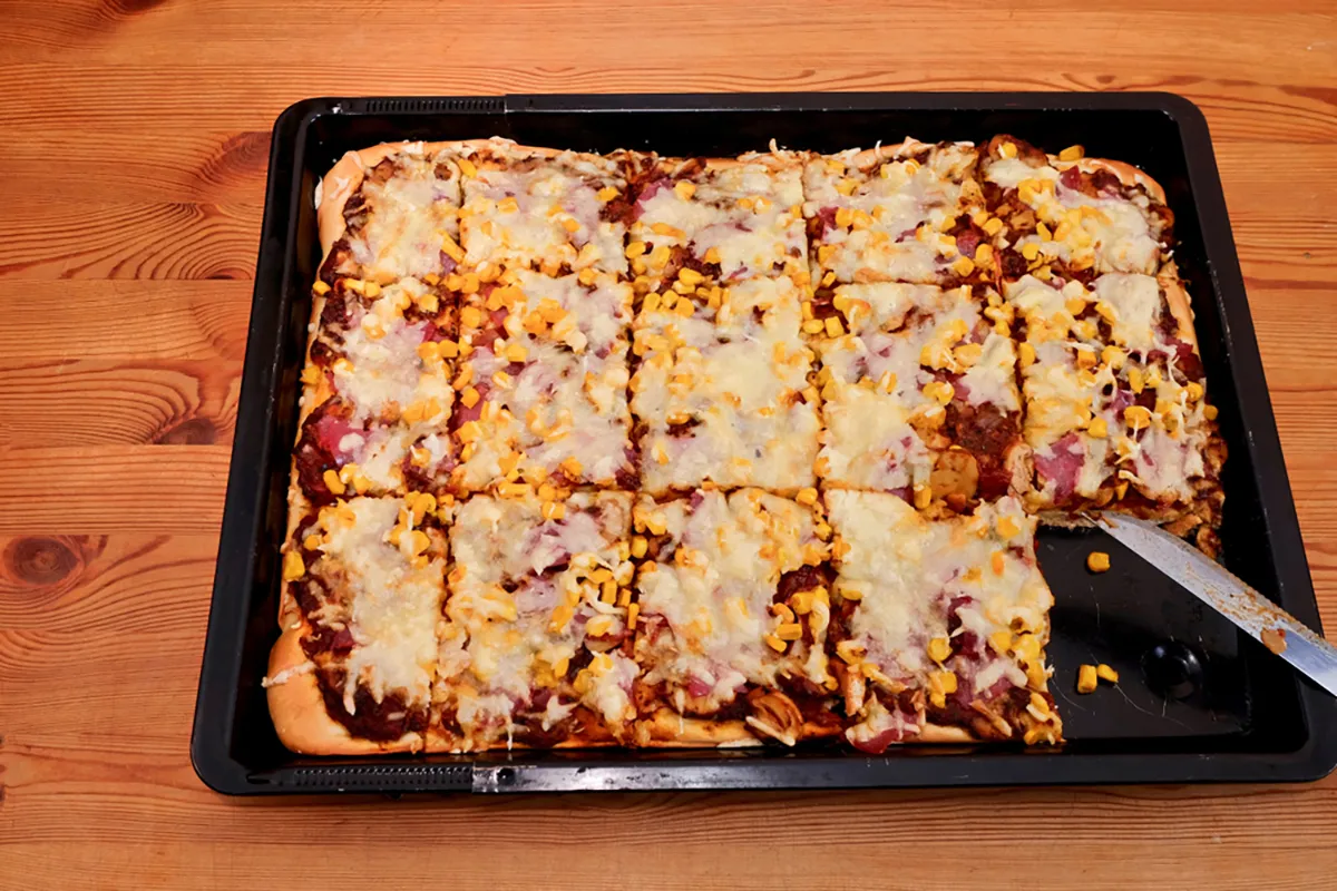 Tepsis pizza recept