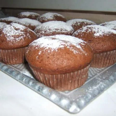 Tejbegrízes csokis muffin