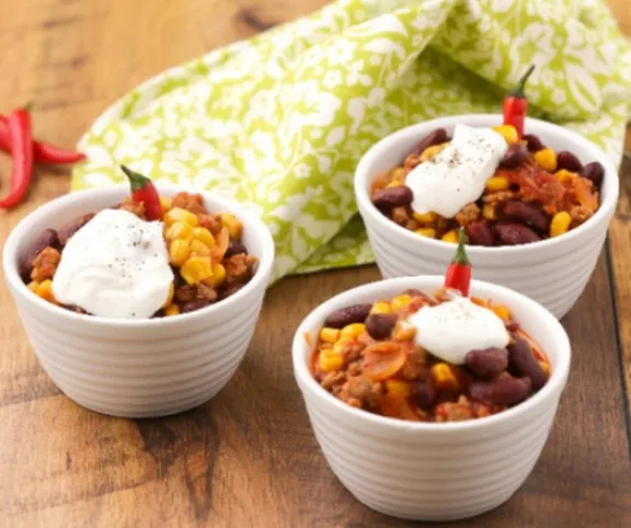 Csilis bab (chili con carne)