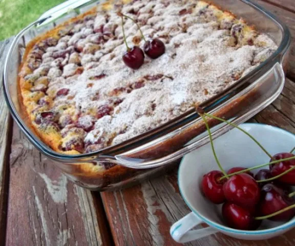 Egyszerű cseresznyés clafoutis