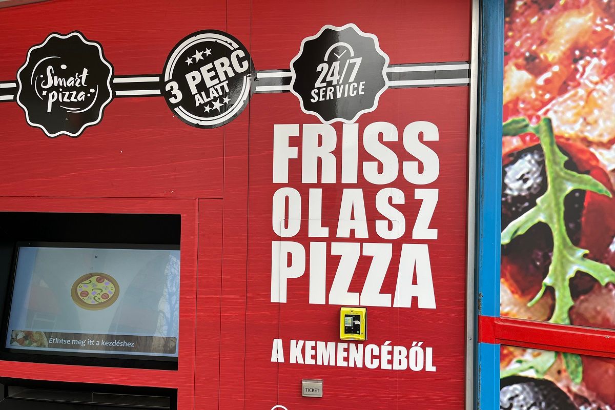 A pizzaautomata az országban több helyen is megtalálható