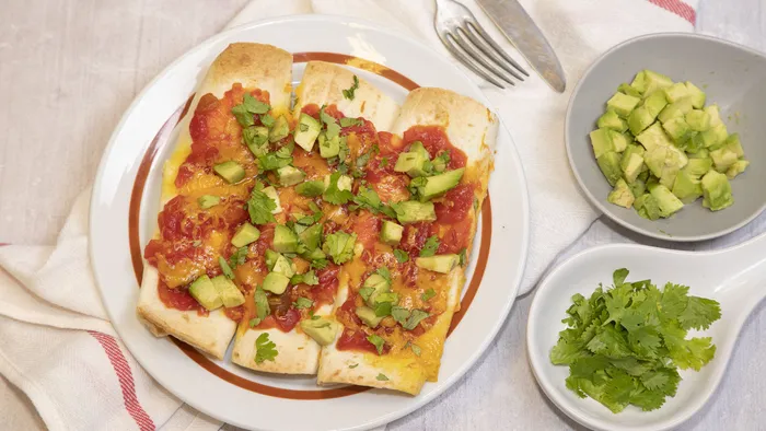 30 perces enchilada avagy sajtos tortilla sütőben sütve