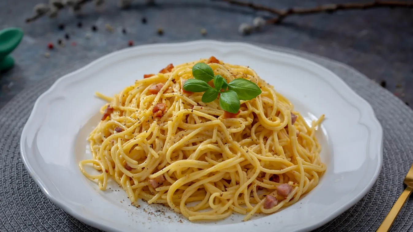 Carbonara spagetti recept