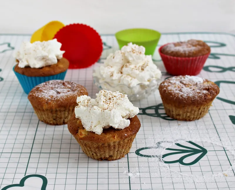 Almás muffin (cukormentes)