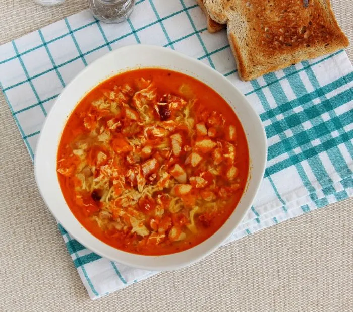 Szalonnás-tojásos fokhagymaleves recept