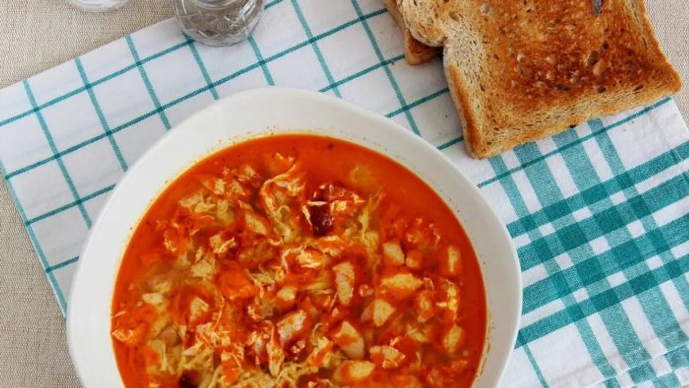 Szalonnás-tojásos fokhagymaleves recept
