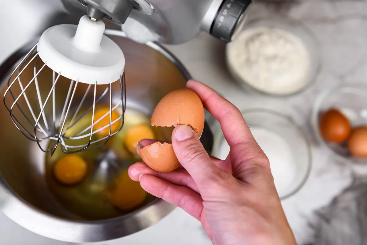 Beating,Eggs,With,An,Electric,Mixer,For,Sponge,Biscuit,Cake