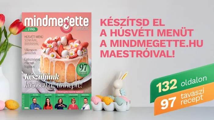 Húsvéti receptek sonkával, tojással – újra megjelent a Mindmegette magazin!