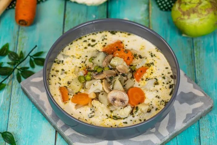 Tárkonyos zöldségleves recept