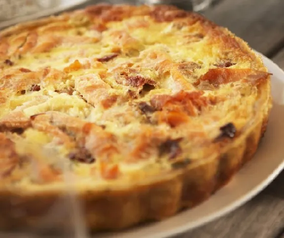 sajtos-olajbogyós quiche