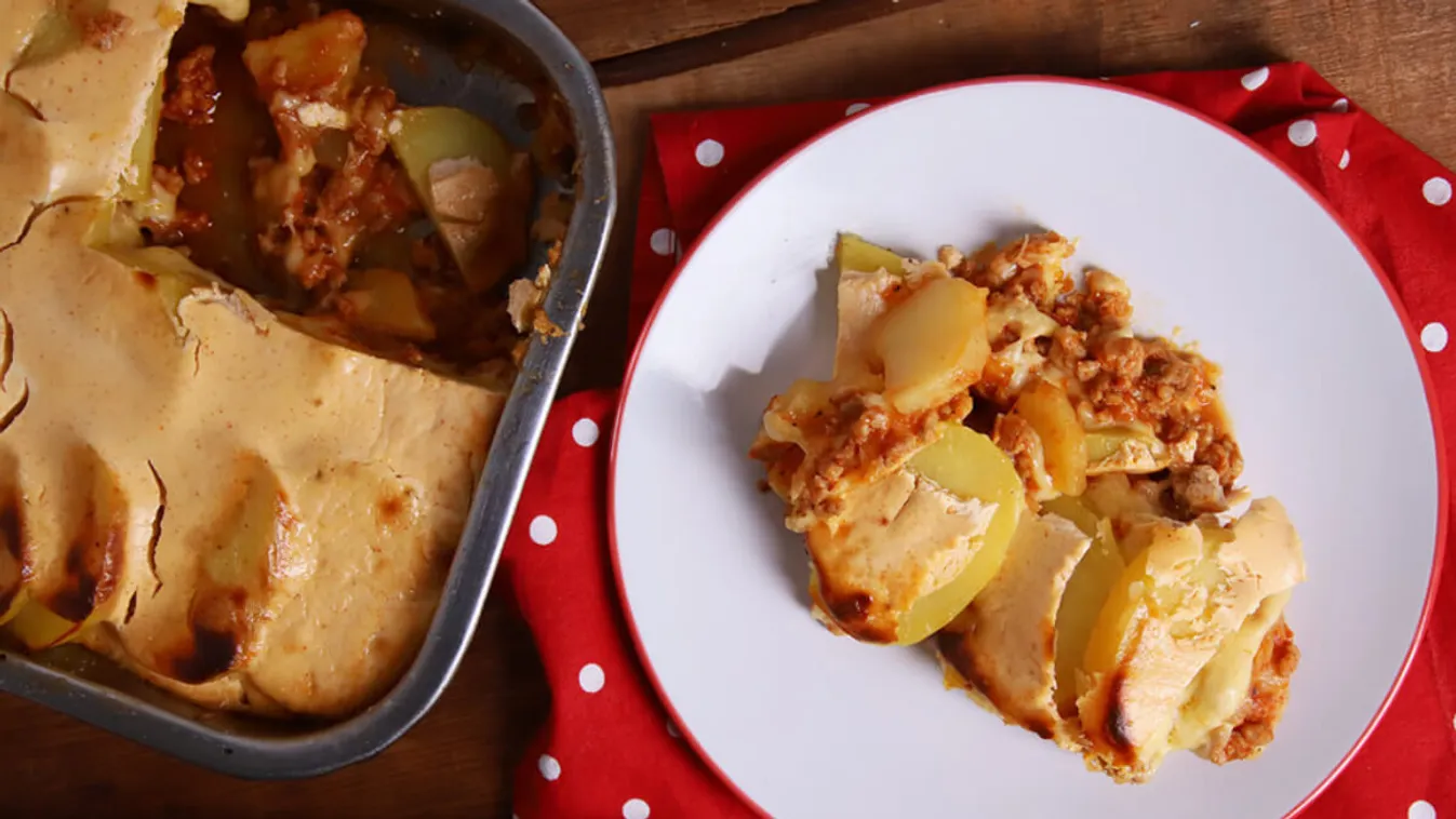 Darált húsos rakott krumpli recept