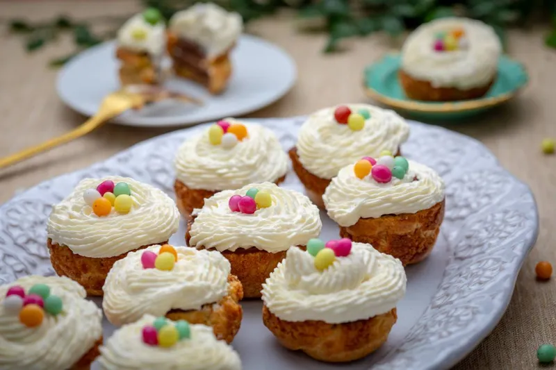 Csokikrémes choux 
