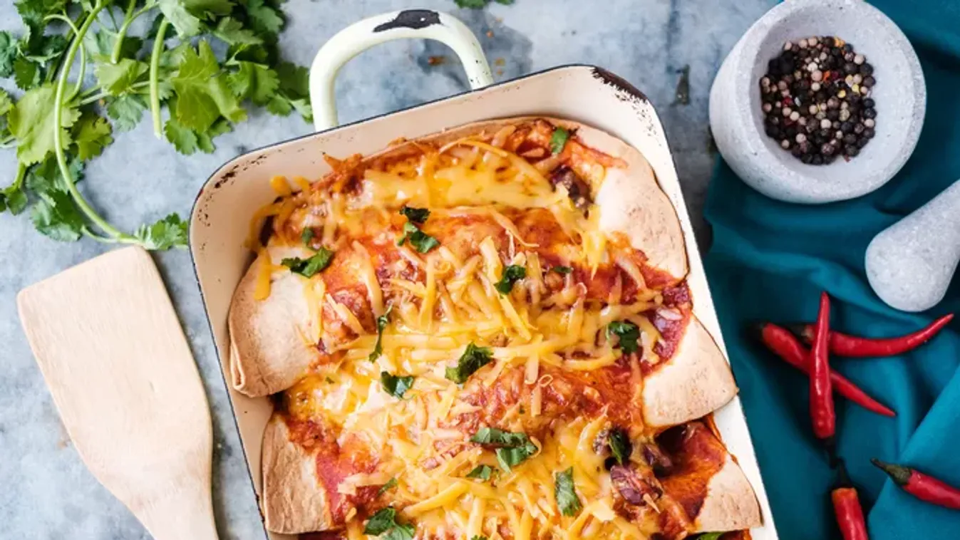 Csirkés enchilada recept