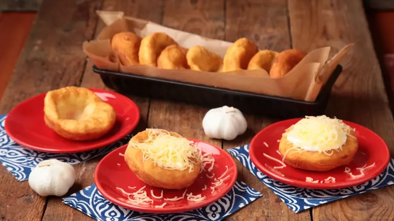 Egyszerű büfés lángos  recept
