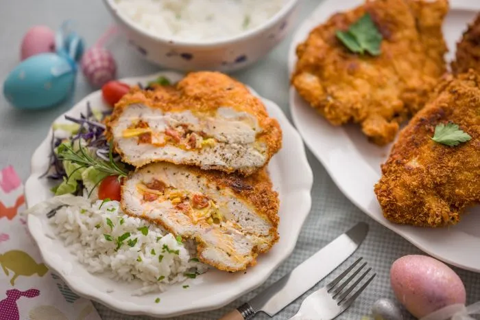 Betyáros rántott csirkemell recept