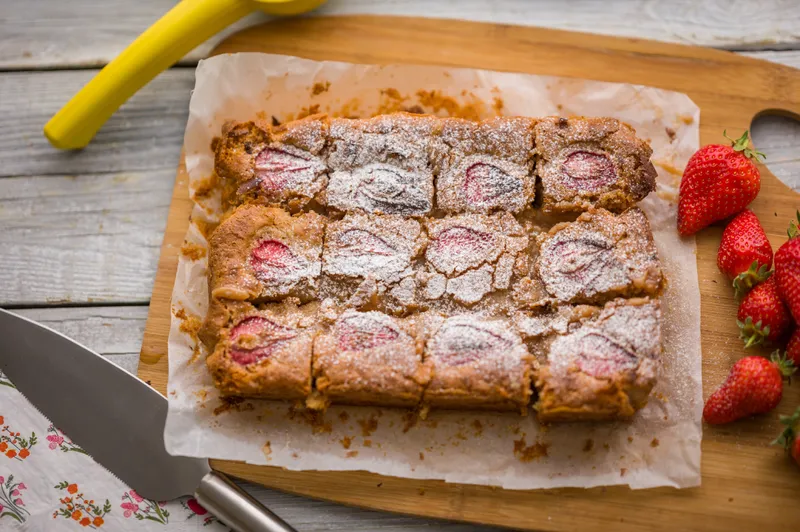 Epres blondie, a szőke brownie
