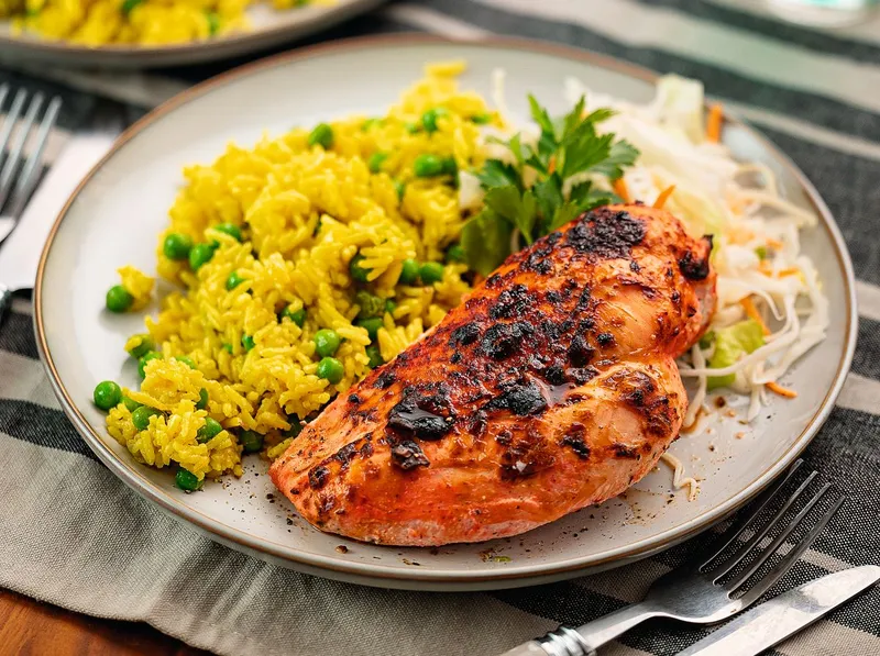 Tandoori csirke air fryerben