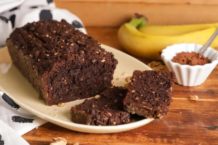 Csokoládés banánkenyér recept