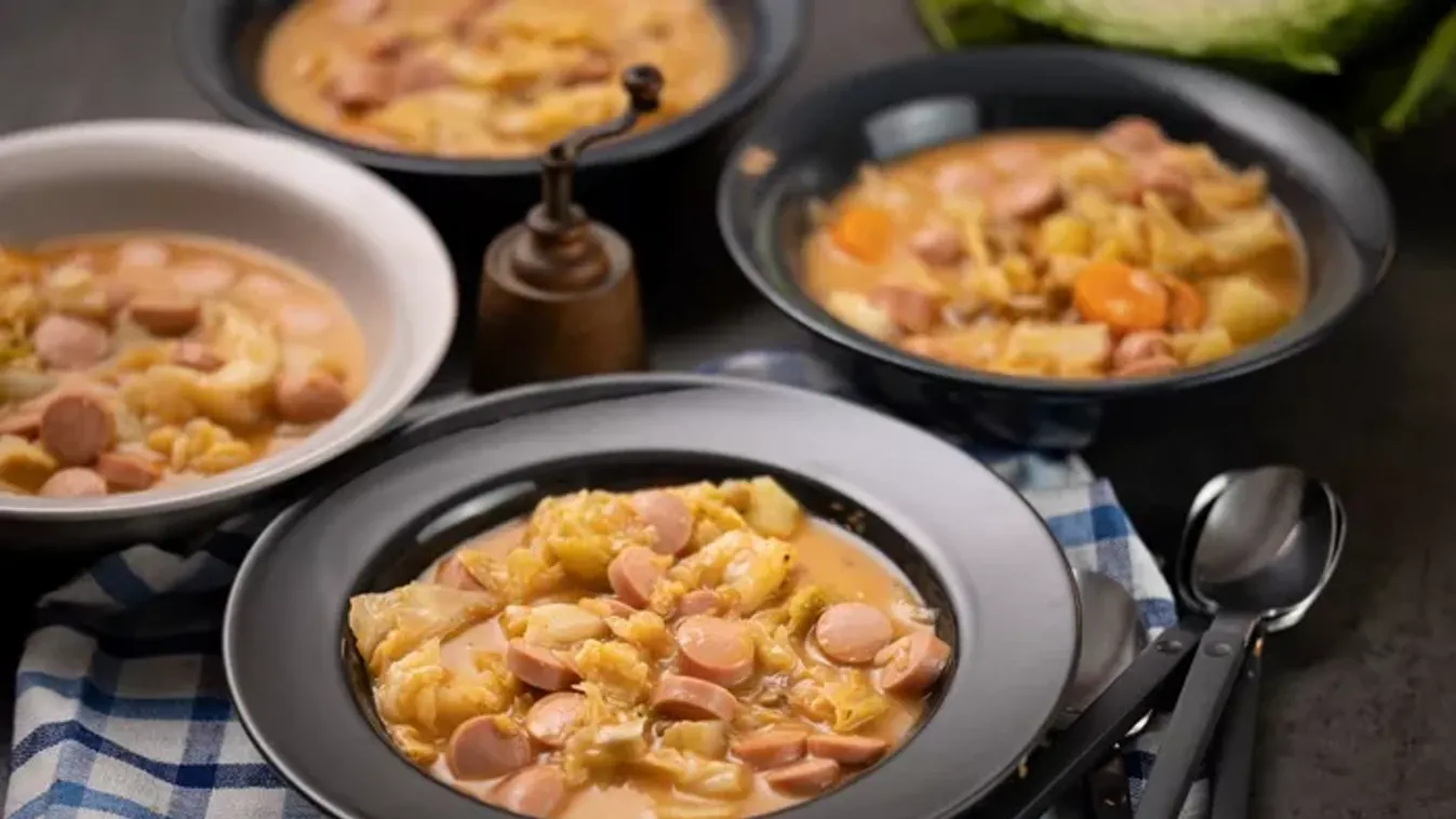 Lencsés frankfurti leves  recept