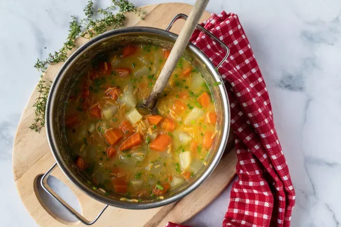 Karalábéleves recept