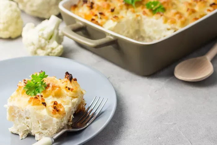 Rakott karfiol hús nélkül recept