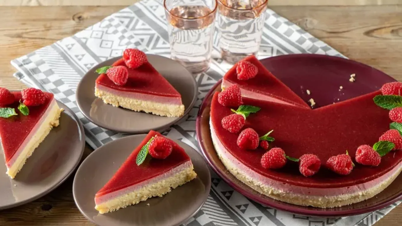 Sütés nélküli málnatorta  recept