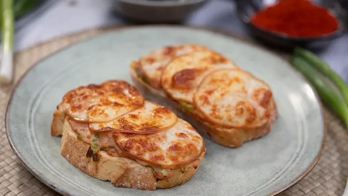 Melegszendvics air fryerben recept