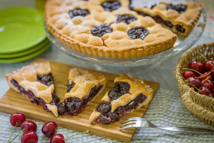 Cseresznyés pite  recept
