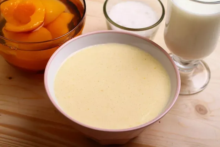 Őszibarack-krémleves recept