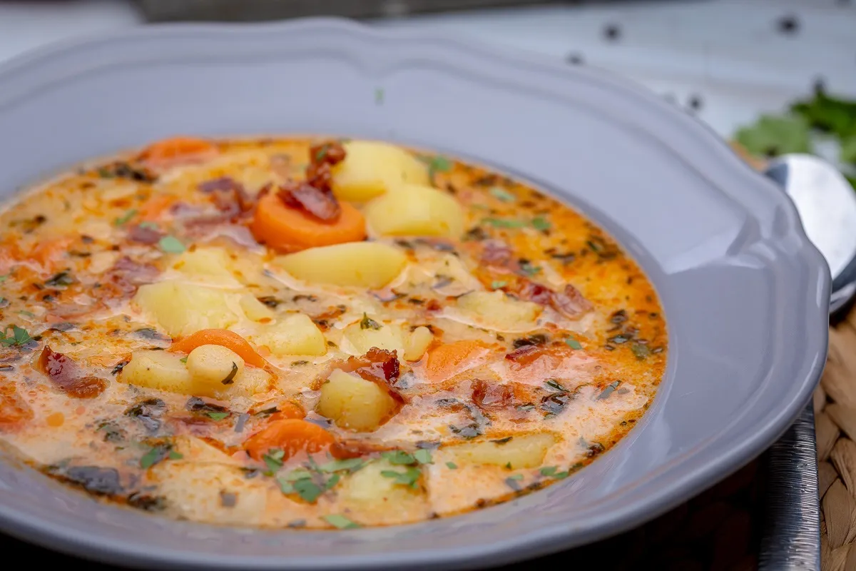 Tárkonyos burgonyaleves recept