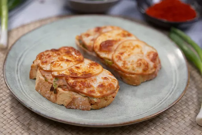 Melegszendvics air fryerben recept