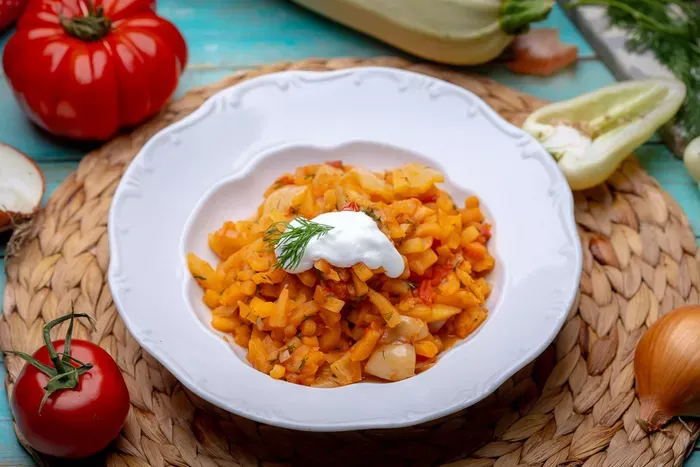 Lecsós tök recept