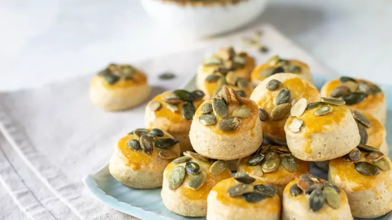 Teljes kiőrlésű tökmagos pogácsa  recept