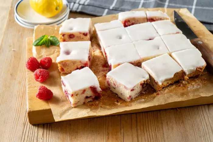 Málnás kocka  recept