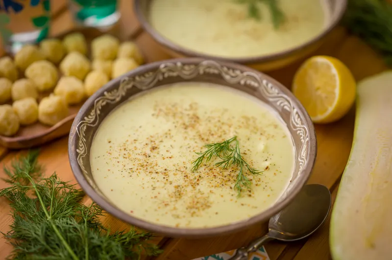 Tökkrémleves kukoricagombóccal 