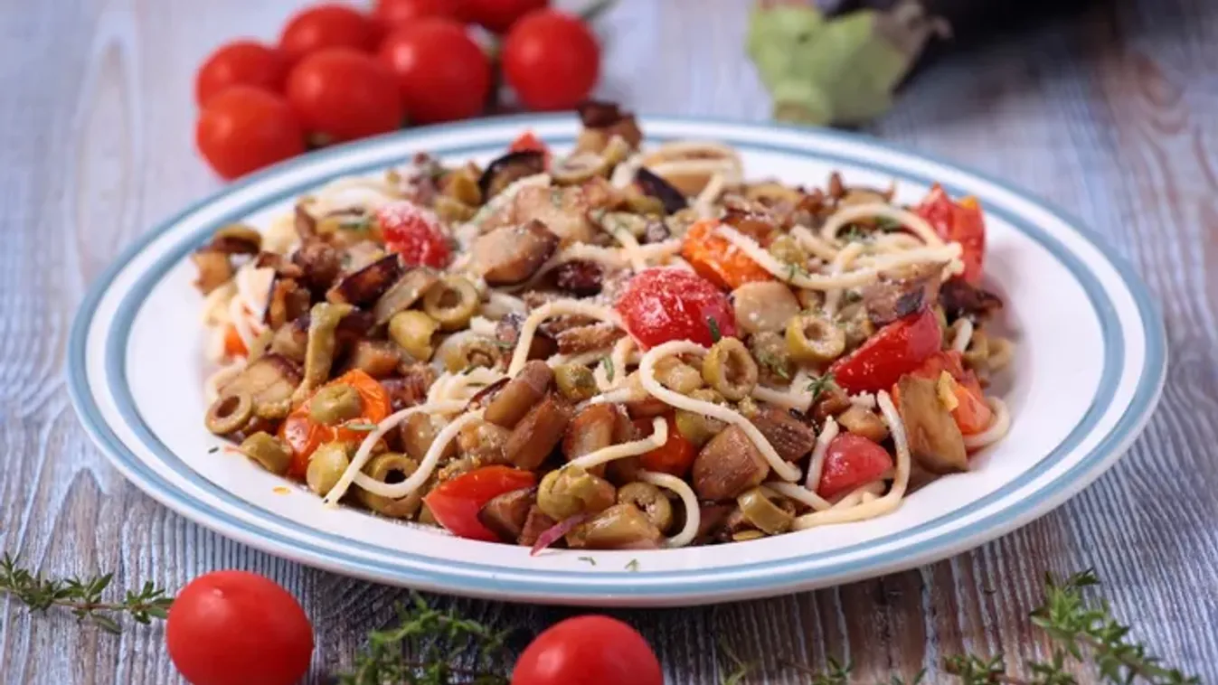 Sült padlizsános tészta recept