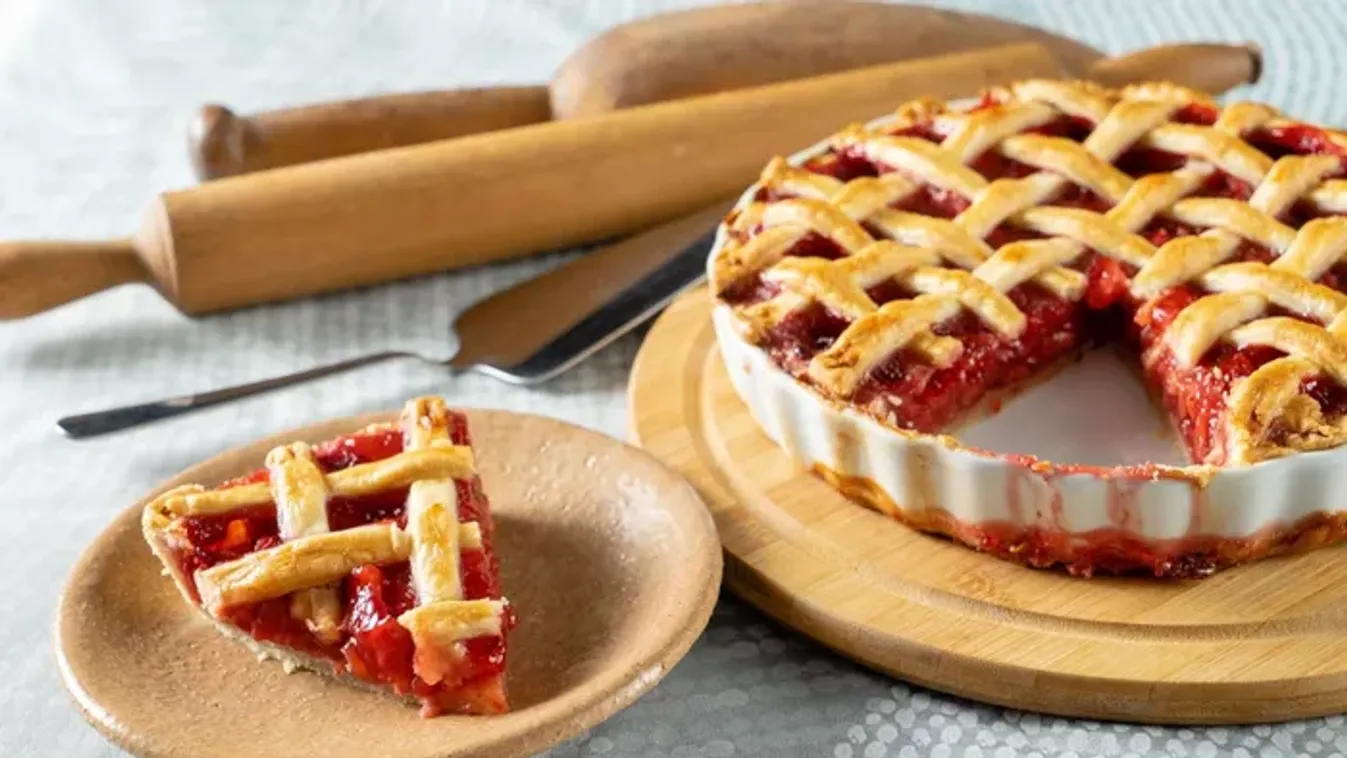 Epres-rebarbarás pite recept